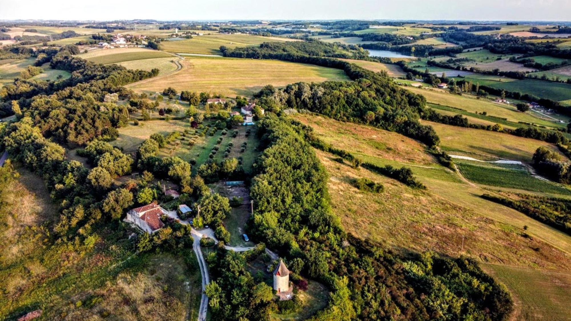 Ferme Du Moulin De Pailleres, Vue Panoramique, Piscine - Ideal 4 A 5 Personnes Galapian Exterior photo